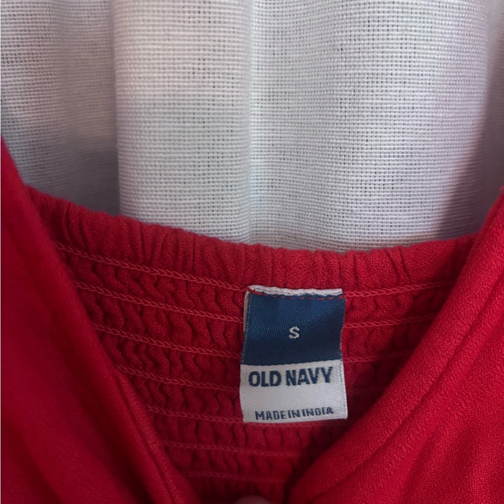 Old Navy Pink Button-Front Maxi Dress - Picture 2 of 3